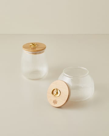 Rustic Chic Borosilikat Kavanoz 550 ml Natural