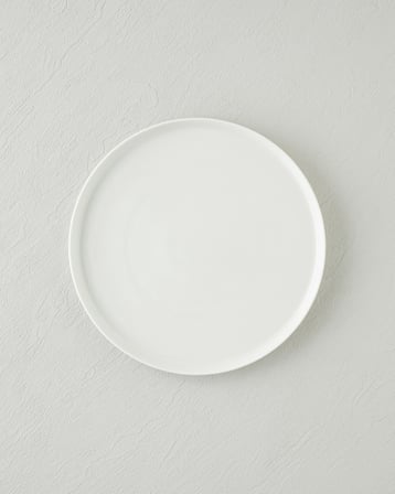 Pure Porselen Yemek Takımı 21 Parça 6 Kişilik Beyaz