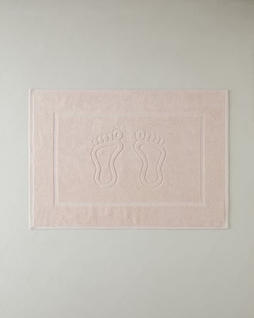 Soft Step %100 Pamuk Ayak Havlusu 50x70 cm Pudra