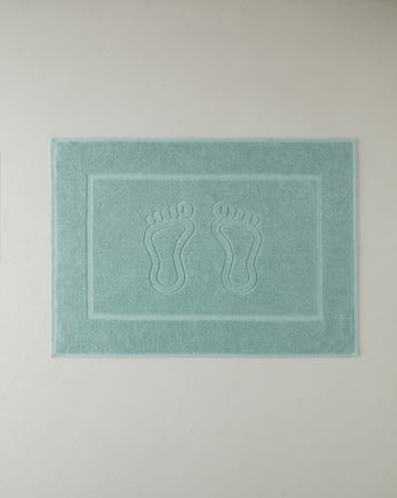 Soft Step %100 Pamuk Ayak Havlusu 50x70 cm Yeşil