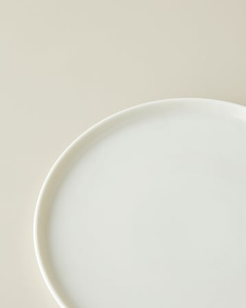 Verona Porselen Pasta Tabağı 21 cm Beyaz