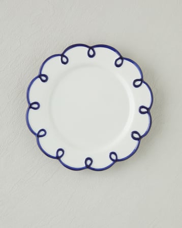 Lovely Loop Dolomite Pasta Tabağı 20,5 cm Lacivert