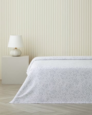 Bloomlet Çift Kişilik Pike 200x220 cm Mavi