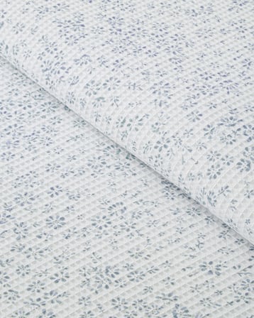 Bloomlet Çift Kişilik Pike 200x220 cm Mavi