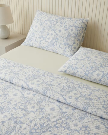 Dyna Çift Kişilik Pike Takımı 200x220 cm Mavi