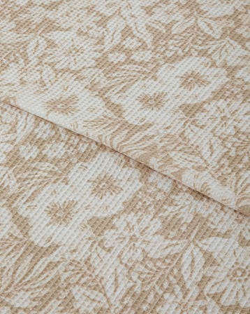 Dyna Çift Kişilik Pike Takımı 200x220 cm Bej