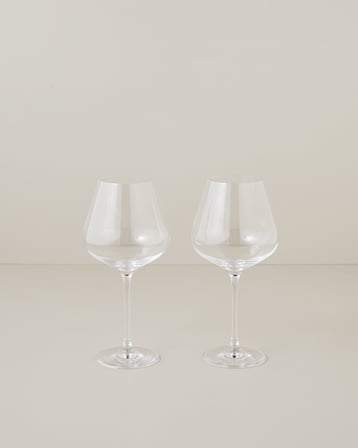 Rivela Cam İkili Kadeh 650 ml Şeffaf