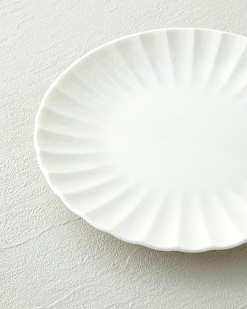 Wave Porselen 6'lı Pasta Seti 20 cm Beyaz