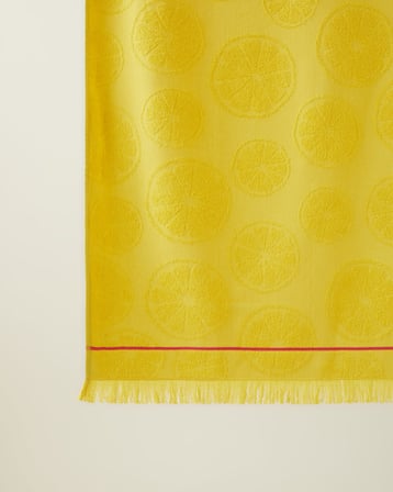 Sweet Lemon %100 Pamuk Plaj Havlusu 70x140 cm Sarı
