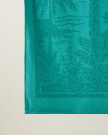 Palmera %100 Pamuk Plaj Havlusu 70x140 cm Yeşil