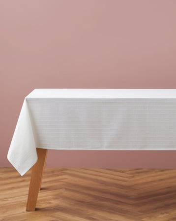 Simply Pamuklu Masa Örtüsü 140x200 cm Krem