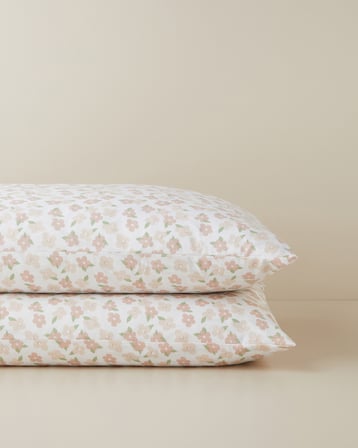 Rossa Kolay Ütülenir 2'li Yastık Kılıfı 50x70 cm Pembe