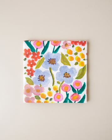 Blossom Bloom 20'li Kağıt Peçete 33x33 cm Mavi - Pembe