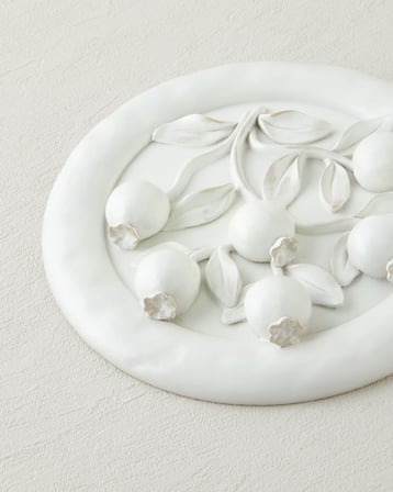 Malinda Polyresin Duvar Aksesuarı 19,6 cm Bej