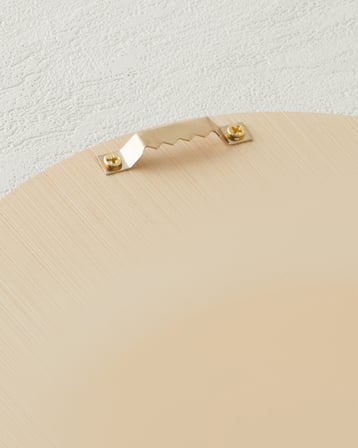 Malinda Polyresin Duvar Aksesuarı 19,6 cm Bej