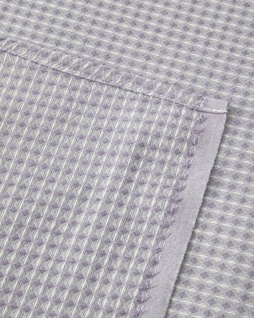 Modern Grid Çift Kişilik Pike 180x220 cm Lila