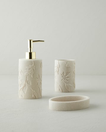 Maris Reçine 3'lü Banyo Seti Bej