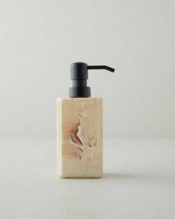 Mariee Polyresin 3'lü Banyo Seti Naturel