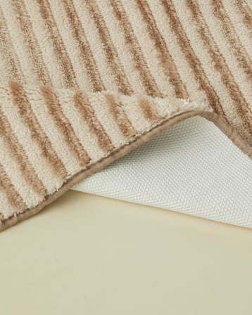 Nora Glow Kaydırmaz Taban Banyo Paspası Seti 60x90 + 40x60 cm Pembe