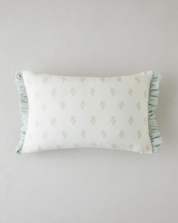 Daisy Green Dolgulu Kırlent 35x50 cm Yeşil