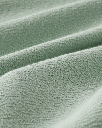 Mellow Pamuklu Tek Kişilik Pike 150x220 cm Yeşil