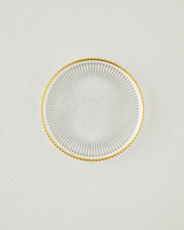 Celeste Cam 2'li Çerezlik 13 cm Gold