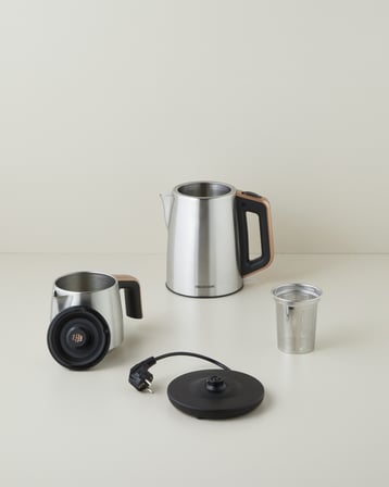 English Home CMK 6010 Inox Çay Makinesi ve Kettle Siyah-Bakır