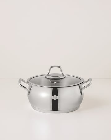 Astera Çelik 8 Parça Tencere Seti 16-20-22-24 cm Silver