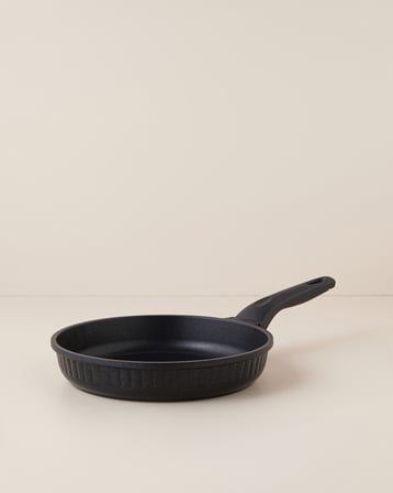 Prime Classic Premium Döküm 3 Parça Tencere-Tava Seti 26-26 cm Siyah