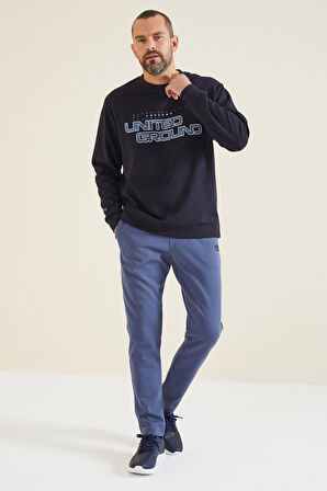 Rufus Lacivert O Yaka Erkek Sweatshirt - 88127 | S