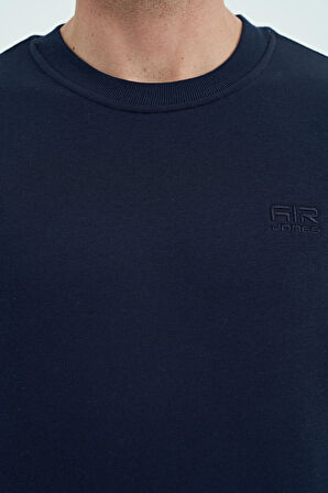 Omar İndigo Şardonlu Erkek Sweatshirt - 88137