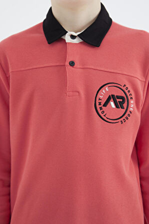 Coral Polo Yaka Erkek Çocuk T-Shirt - 11172 | 12-13 Yaş