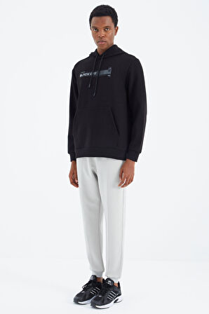 Taş  Bağcıklı Ön Dikiş Detaylı  Standart  Kalıp Erkek Eşofman Alt - 84994 | L