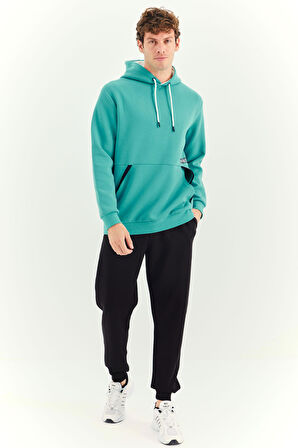 Siyah Bağcıklı  Dar Paça Erkek Eşofman Alt - 84999 | XXL