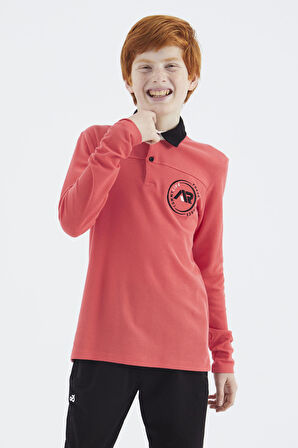 Coral Polo Yaka Erkek Çocuk T-Shirt - 11172 | 7-8 Yaş