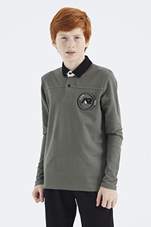 Çağla Polo Yaka Erkek Çocuk T-Shirt - 11172 | 8-9 Yaş