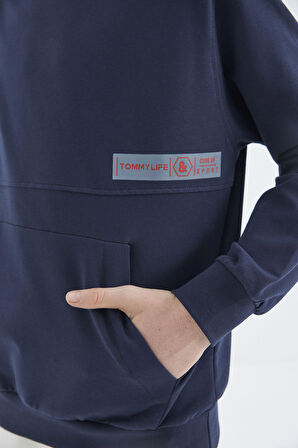 İndigo Standart Kalıp Erkek Çocuk Sweatshirt - 11179