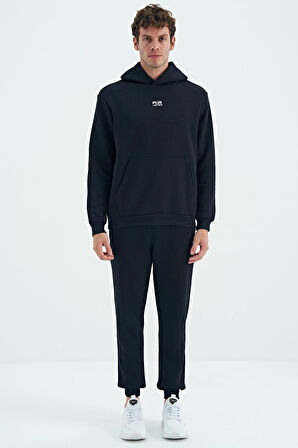 Tom Lacivert Şardonlu Erkek Sweatshirt - 88138