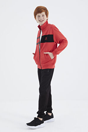 Fiesta Dik Yaka Erkek Çocuk Sweatshirt - 11183 | 10-11