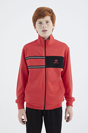 Fiesta Dik Yaka Erkek Çocuk Sweatshirt - 11183 | 10-11