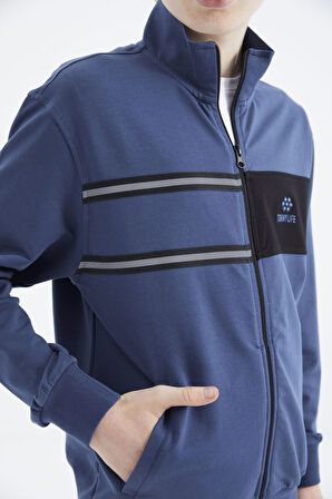 Parlıament Dik Yaka Erkek Çocuk Sweatshirt - 11183 | 7-8