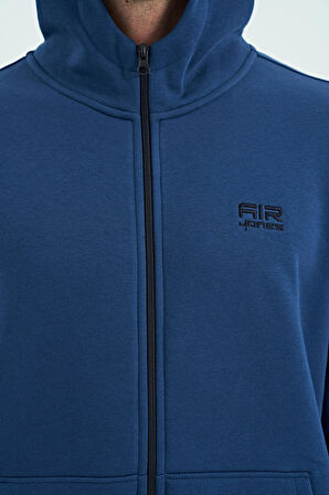 Hector İndigo Şardonlu Erkek Sweatshirt - 88139