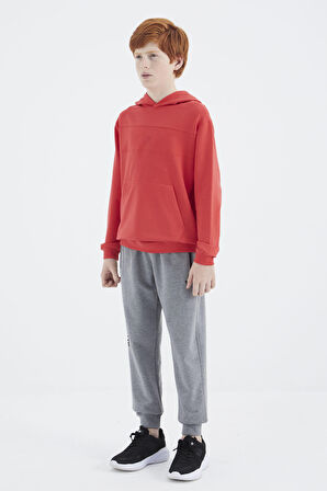 Fiesta Kapüşonlu Basic Erkek Çocuk Sweatshirt - 11181 | 8-9