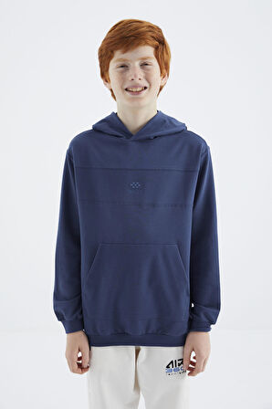 Parlıament Kapüşonlu Basic Erkek Çocuk Sweatshirt - 11181 | 7-8
