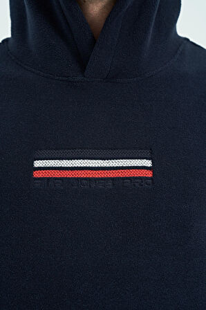 Hern Lacivert Erkek Polar Sweatshirt - 88301