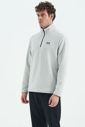 River Taş Dik Yaka Erkek Polar Sweatshirt - 88310