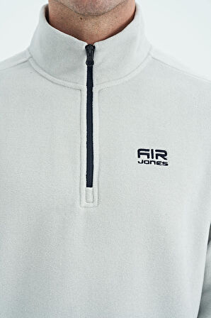 River Taş Dik Yaka Erkek Polar Sweatshirt - 88310