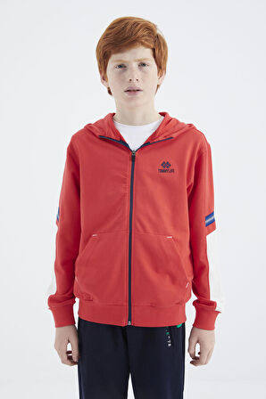 Fiesta Fermuarlı Erkek Çocuk Sweatshirt - 11180 | 8-9