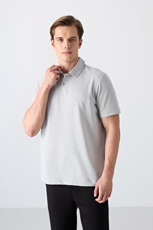 Tommy Life Erkek Taş Polo Yaka T-shirt 88348  