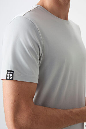 Taş Erkek Basic Kısa Kol Standart Kalıp O Yaka T-shirt - 87911